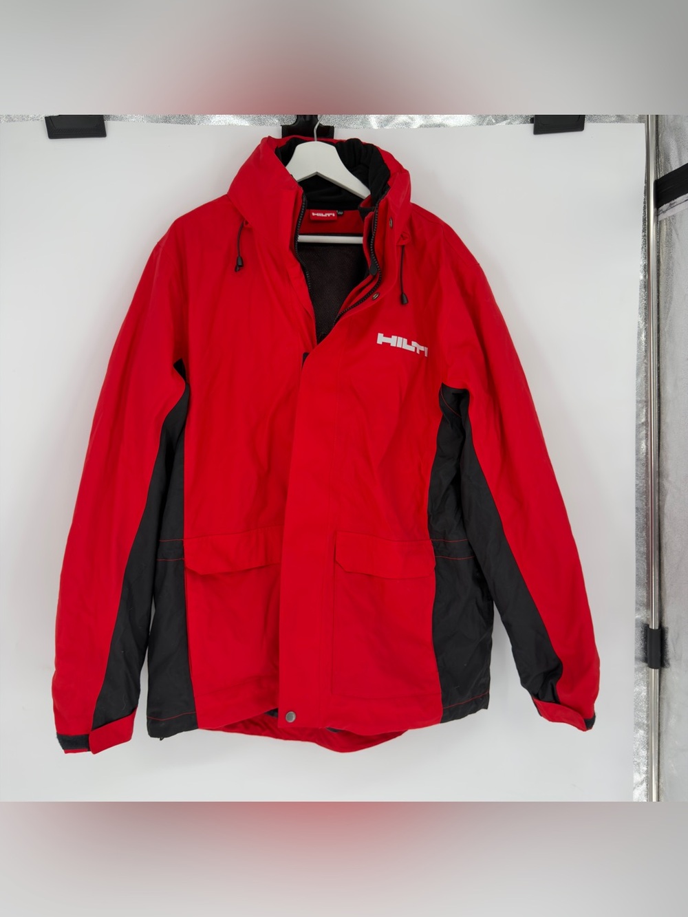 Hilti Red Hooded Winter Coat Sz 2XLT